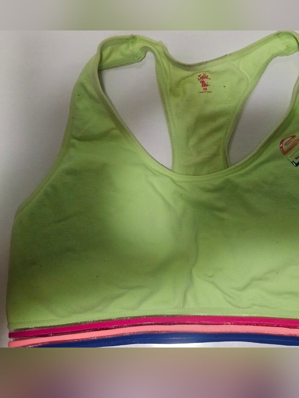 Justice Racerback Sports Bras- 2 Set - Picture 7 of 10